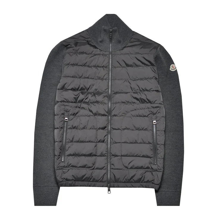 Moncler Tricot Cardigan Grey