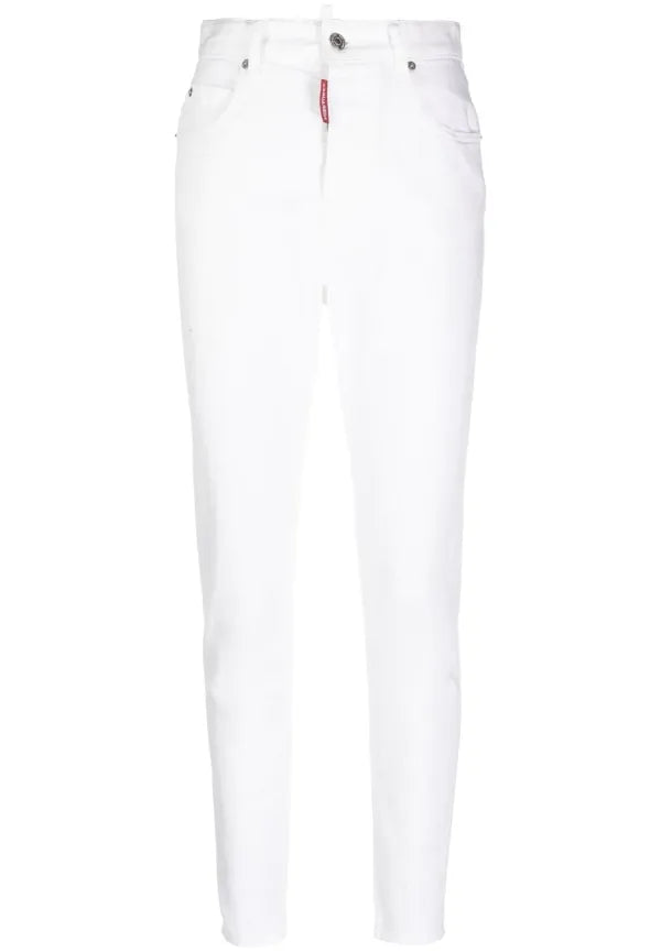 Dsquared2 Skinny Dan Jeans White