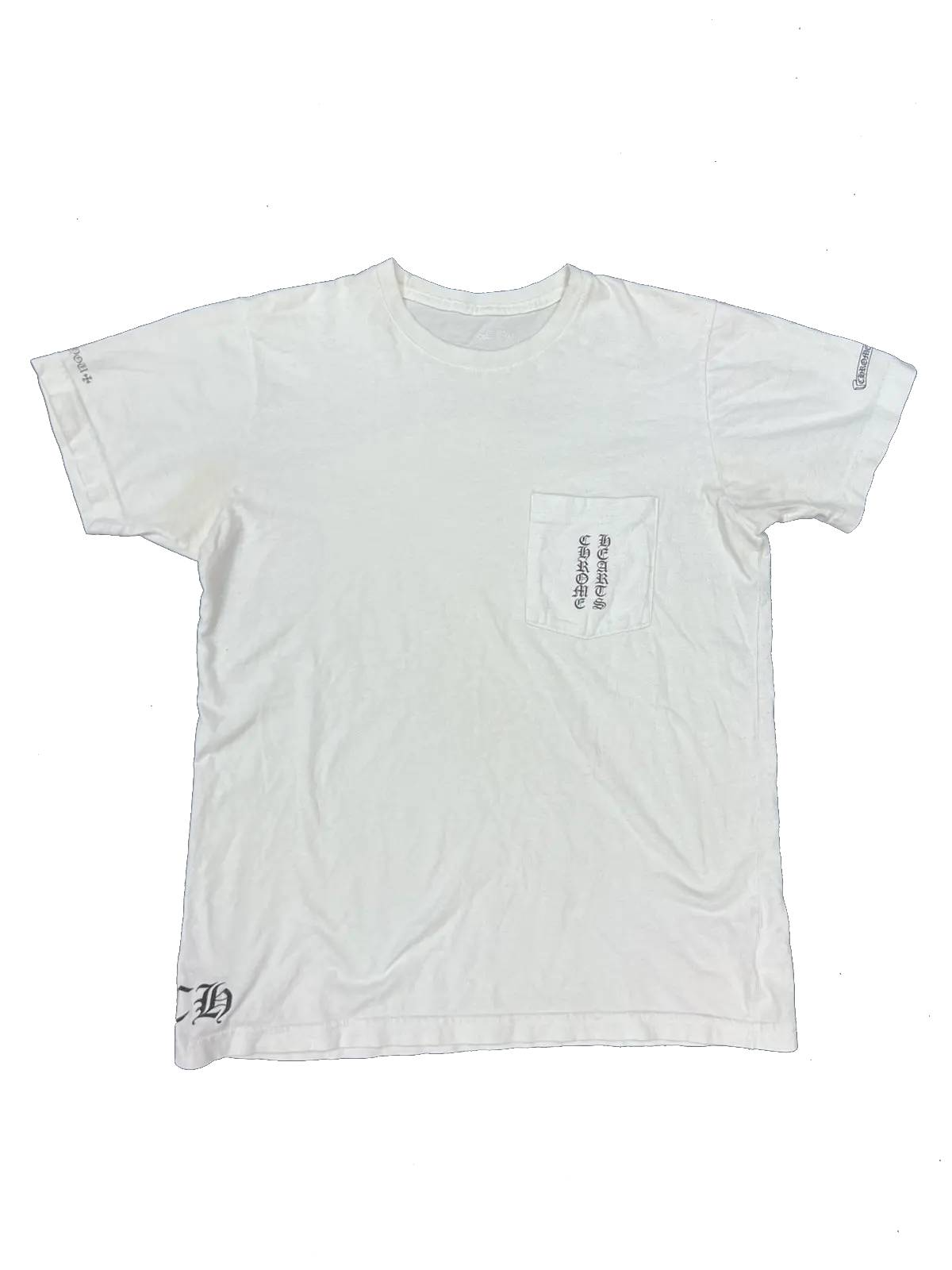 Chrome Hearts Scroll Label White Tee