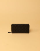 Gucci GG Zip Clutch Micro Guccissima Black