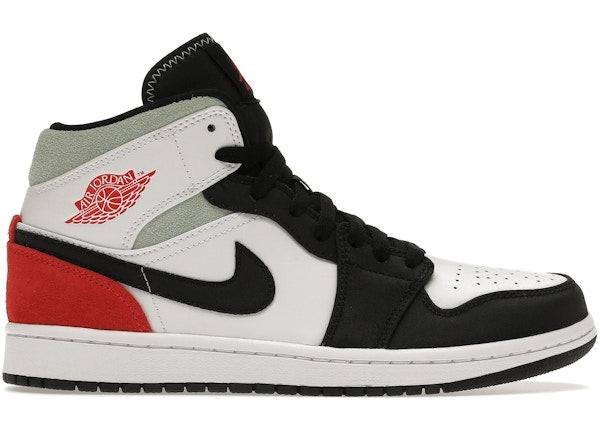 Jordan 1 Mid SE - Red Black Toe