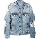 BALMAIN DESTROYED JEAN JACKET