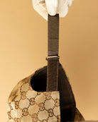 GG canvas baseball hat with Web