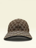 GUCCI Baseball Cap GG Canvas Sherry Line - Brown