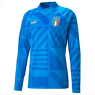 2022-23 Italy Home Pre-Match Sweat Top Blue