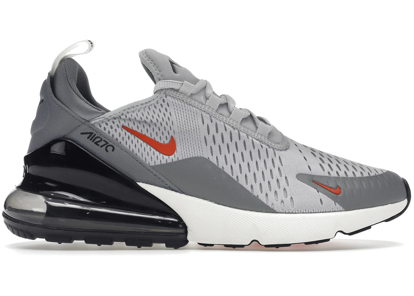 Nike Air Max 270 Grey Fog Team Orange Sail