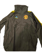 2021-22 Manchester United Player Issue Storm Jacket Black/Yellow Stripe