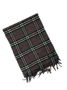 Burberry Vintage Scarf – Grey Check – 100% Cashmere