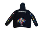 Chrome Hearts Multi Color Cross Hoodie Black