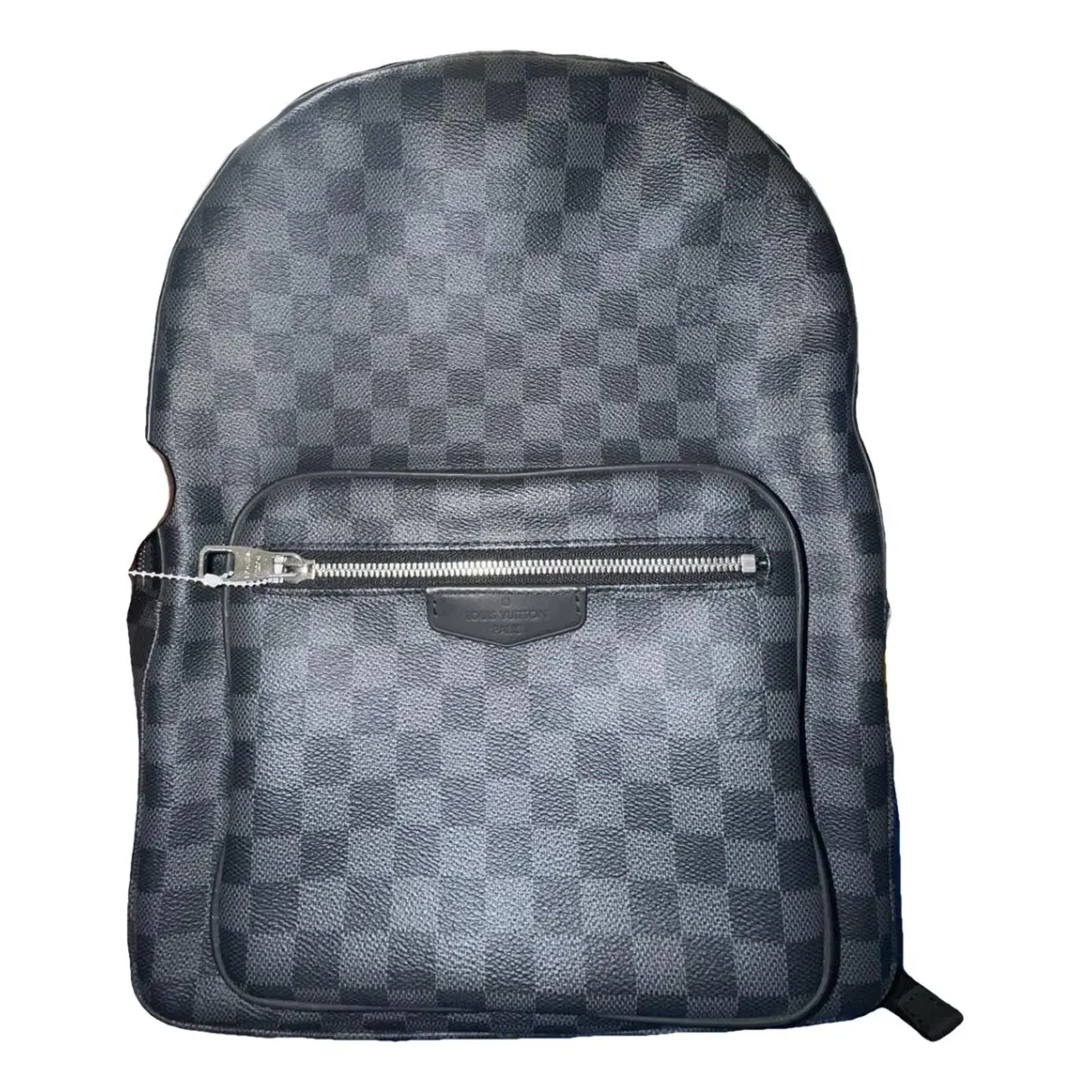 Josh Backpack Leather Bag Louis Vuitton Black in Leather