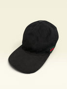 GUCCI Baseball Cap GG Canvas Sherry Line - Black