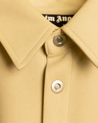 Palm Angels Track Button-Up Shirt – Beige