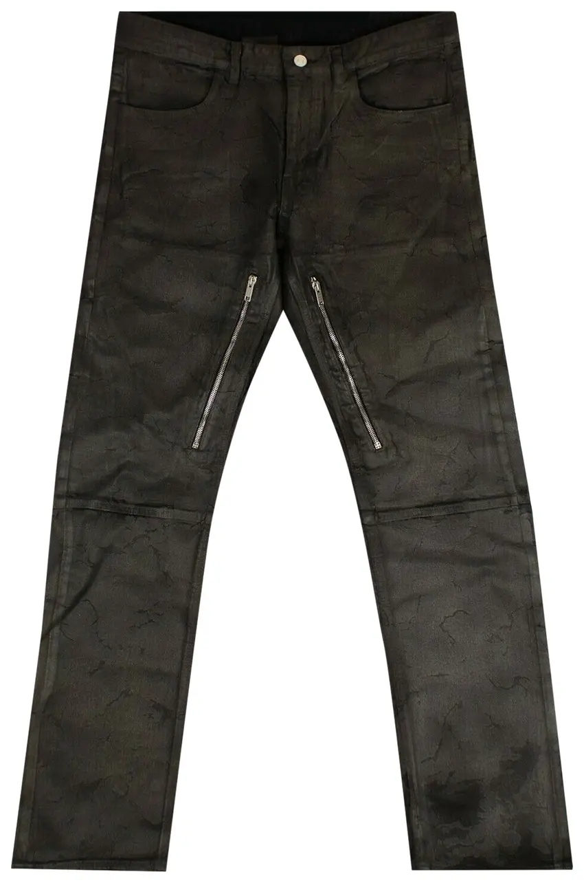 Givenchy Painted Crackled Jeans 'Black'