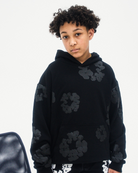 Denim Tears Cotton Wreath Hoodie Black Monochrome