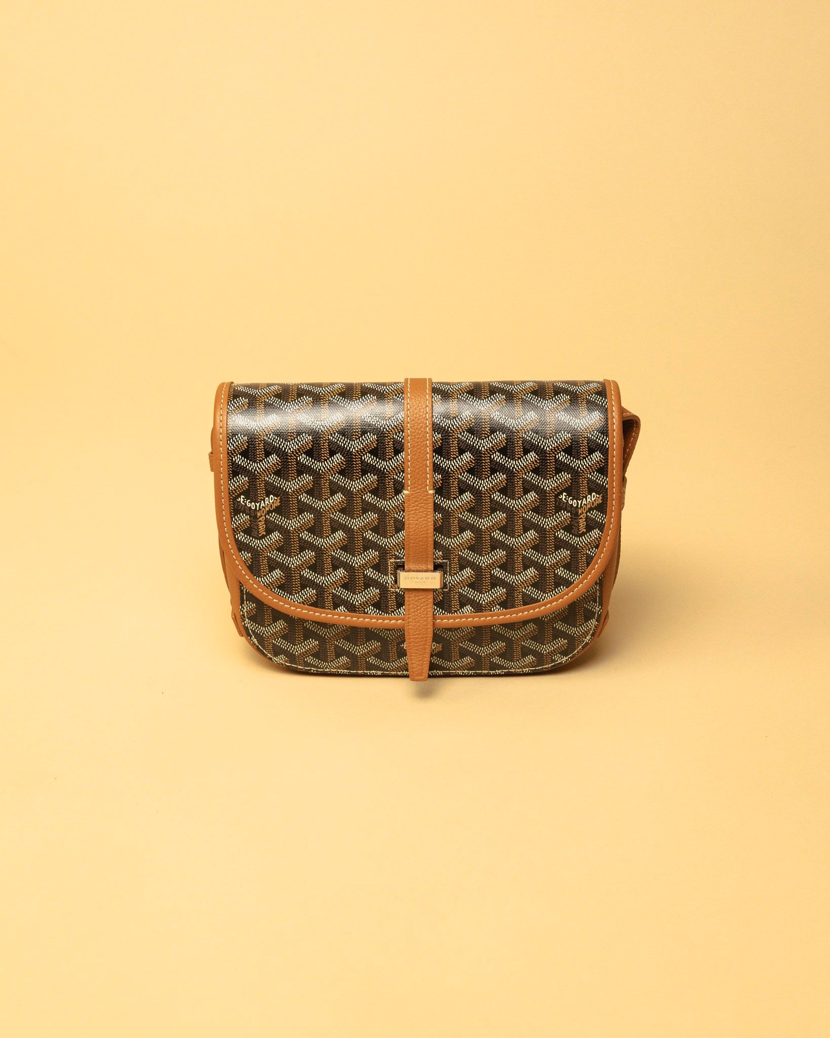 Goyard Belvedere IIPM Messenger Bag Black Gold