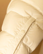 Moncler Tricot Hybrid Down Cardigan – Beige