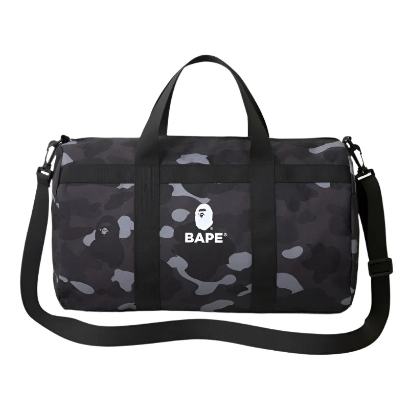 Bape Black Camo Duffle Bag