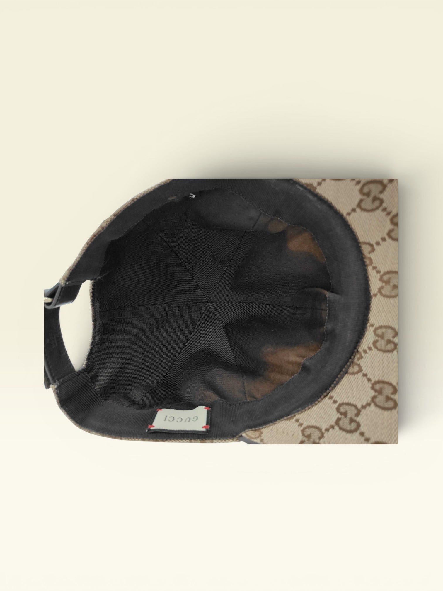 GUCCI Baseball Cap GG Canvas Sherry Line - Brown