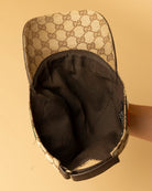 GG canvas baseball hat with Web