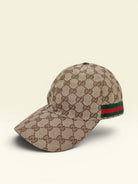 GUCCI GG Canvas Cap Brown XL
