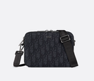 Dior Messenger Pouch Oblique Black/Silver