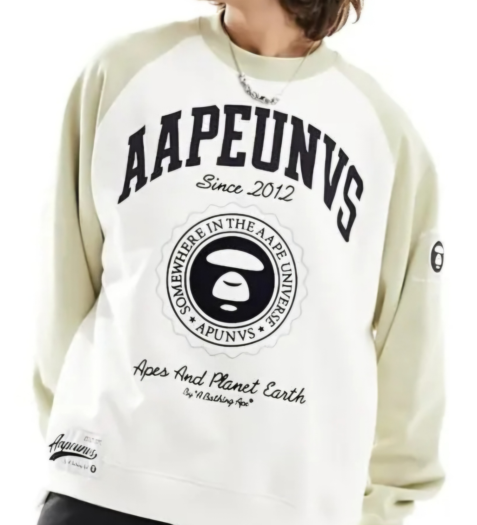 Bape - College Sweatshirt Front Print