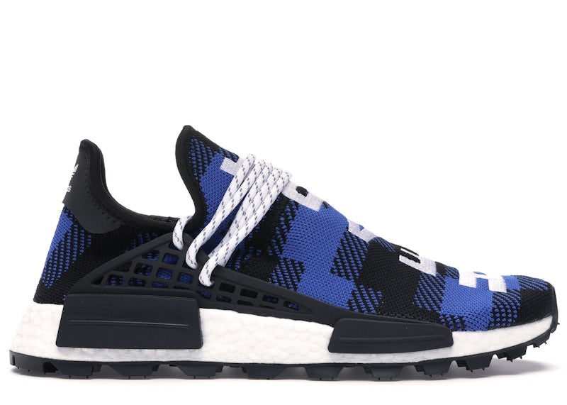 adidas NMD Hu Pharrell x BBC Blue Plaid