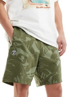 BAPE Shorts - Green Camo Print