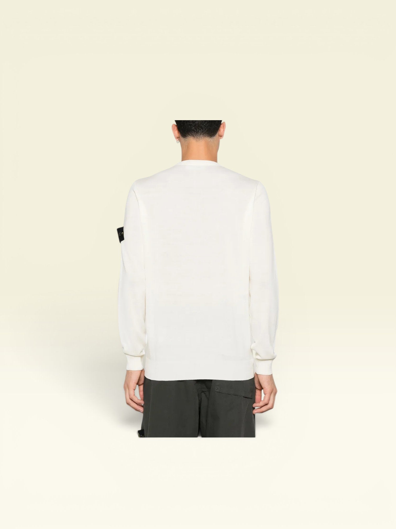 Stone Island - Patch Pocket Wool Sweatshirt
