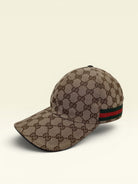 GUCCI Baseball Cap GG Canvas Sherry Line - Brown