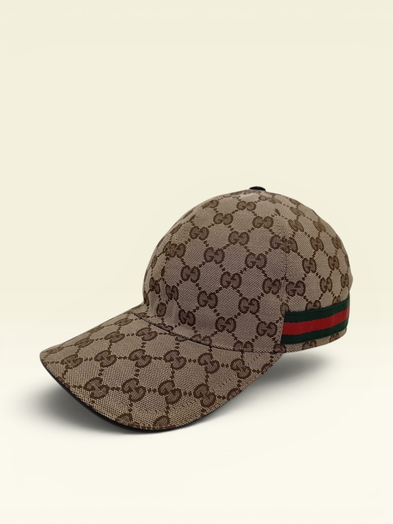 GUCCI Baseball Cap GG Canvas Sherry Line - Brown