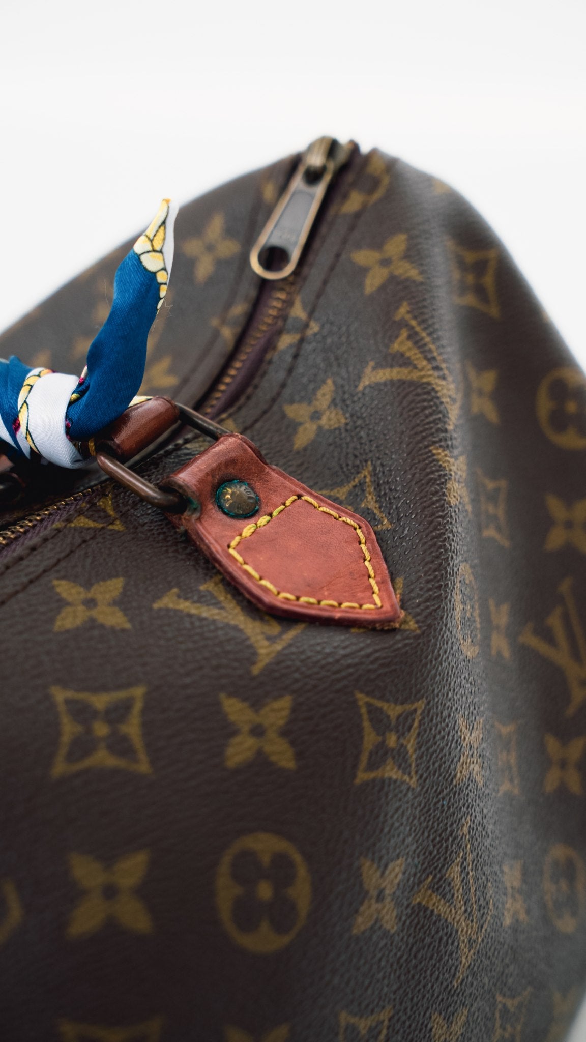 Louis Vuitton Speedy Monogram 35 Brown Vintage