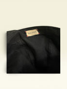 GUCCI Baseball Cap GG Canvas Sherry Line - Black