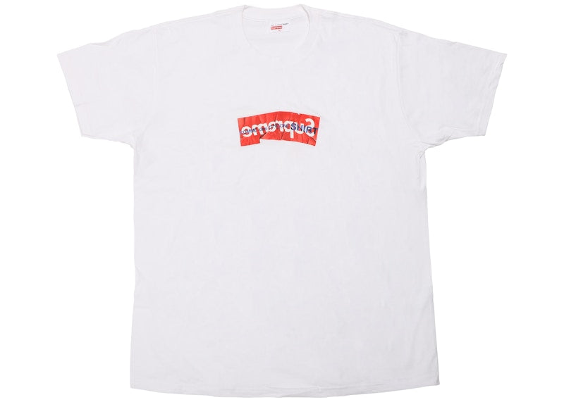 Supreme Comme Des Garcons SHIRT Box Logo Tee White