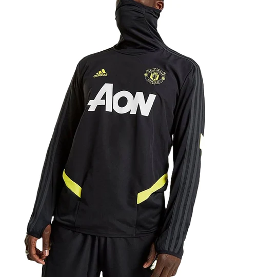 2019-20 Manchester United Warm-Up Training Top Black