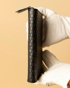 Gucci GG Zip Clutch Micro Guccissima Black