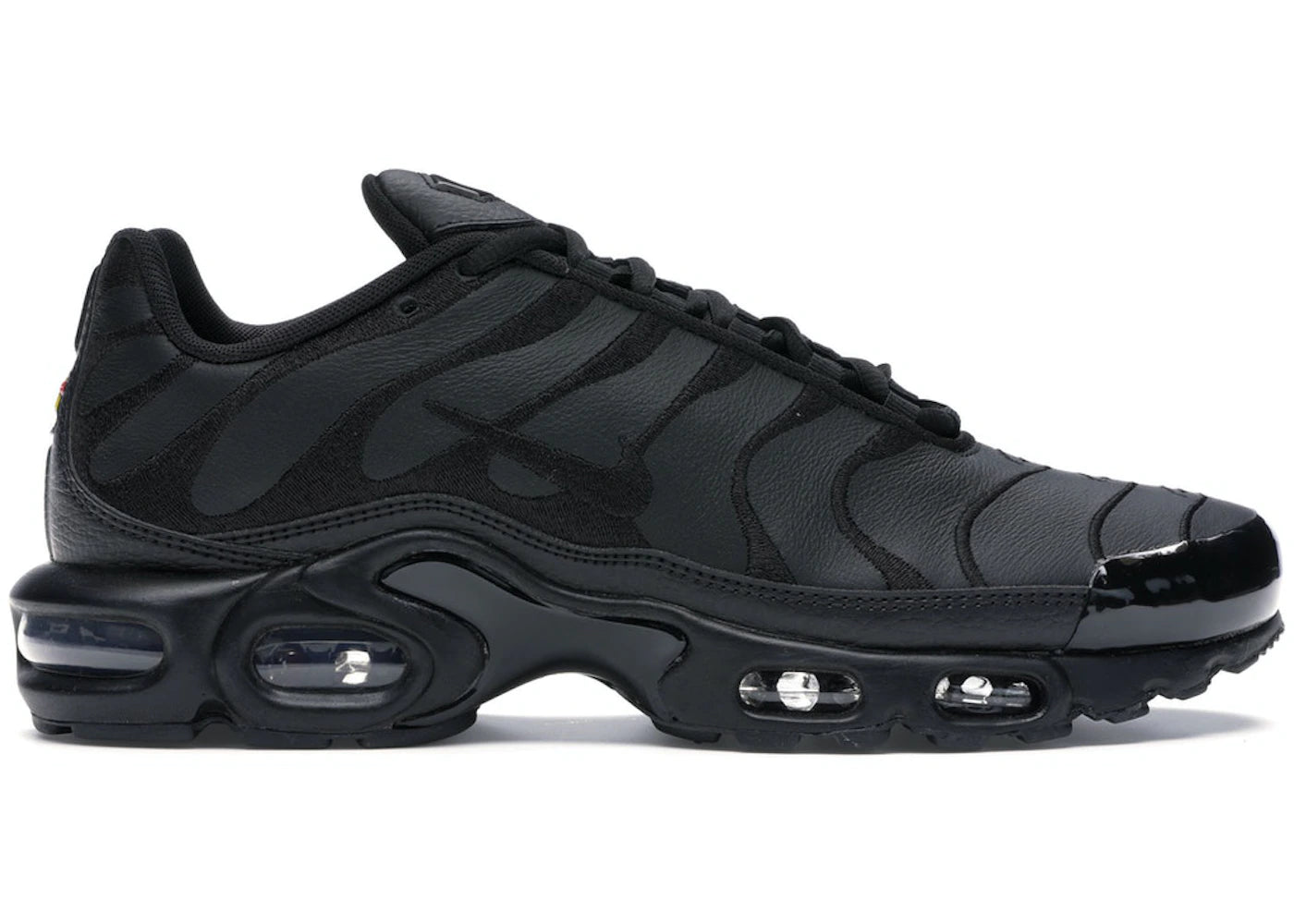 Nike Air Max Plus Triple Black Leather