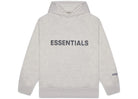 Fear of God Essentials 3D Silicon Applique Pullover Hoodie Heather Oatmeal