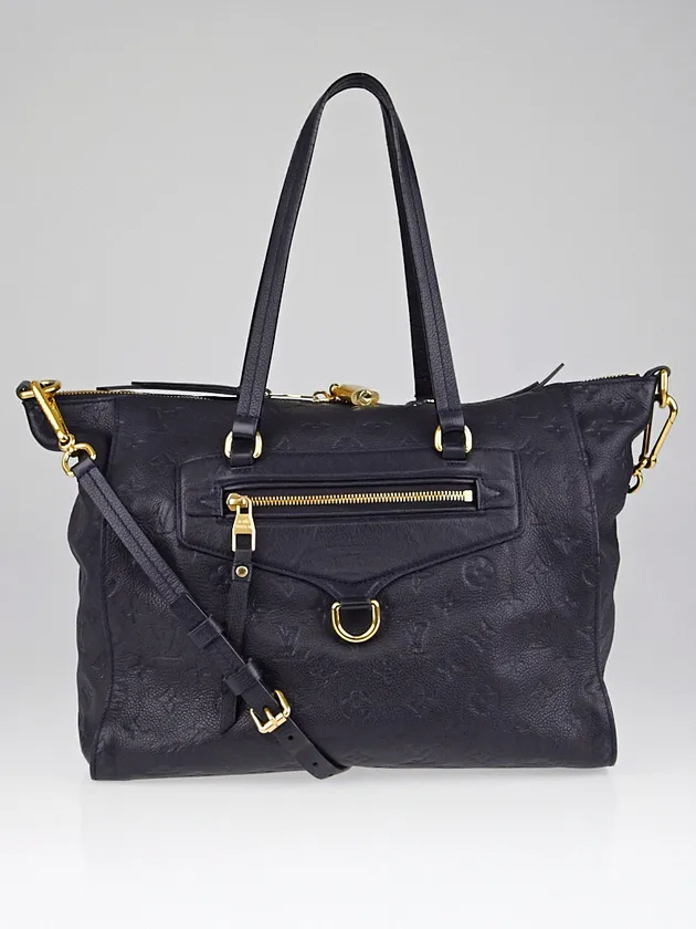 Louis Vuitton Empreinte Leather Monogram Navy Blue