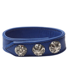 Chrome Hearts 3 Button Bracelet Navy Blue