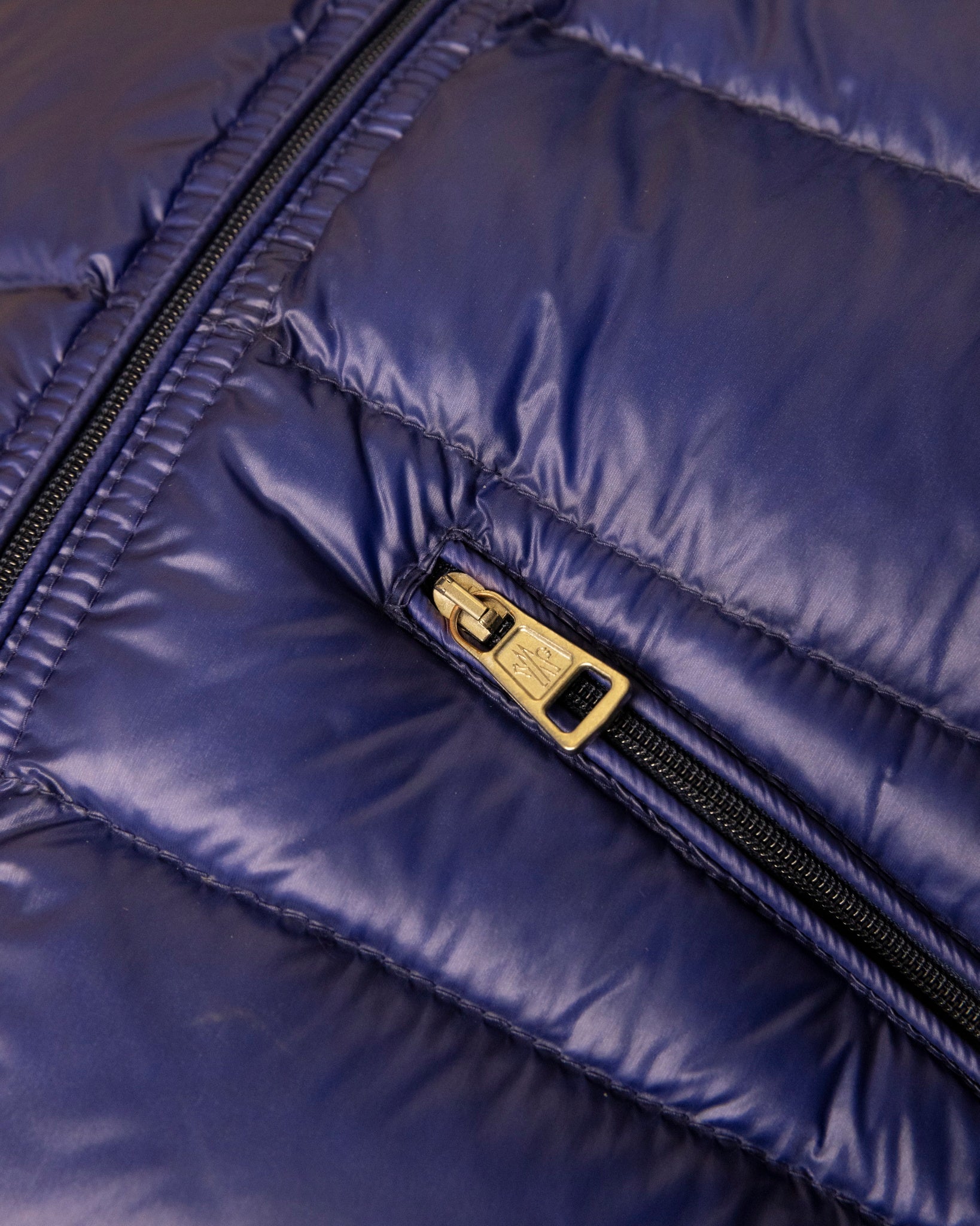 Moncler Gui Down Vest Blue