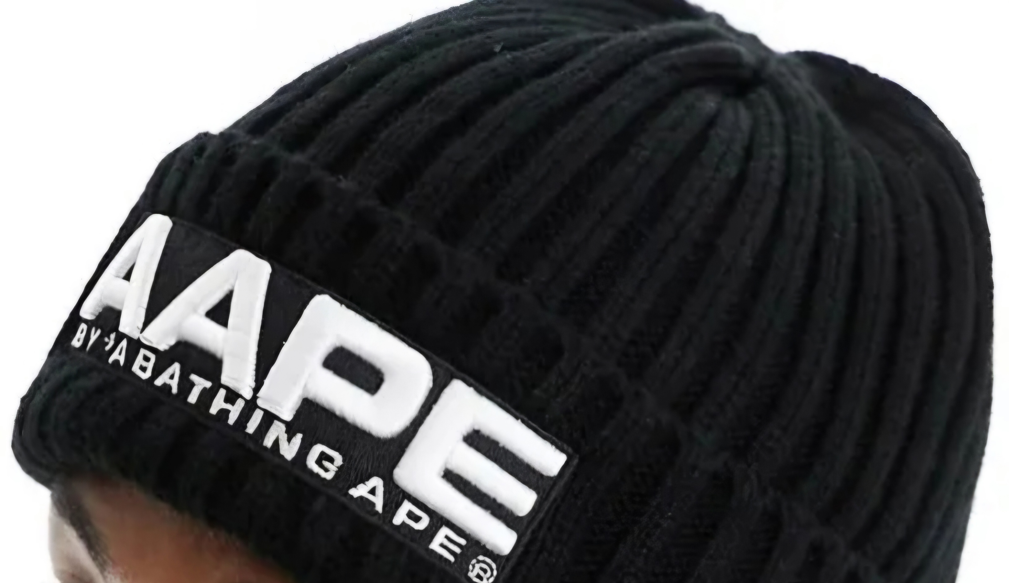 Aape - Ribbed Beanie Black