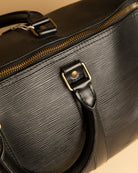 Louis Vuitton Keepall EPI Black 45'