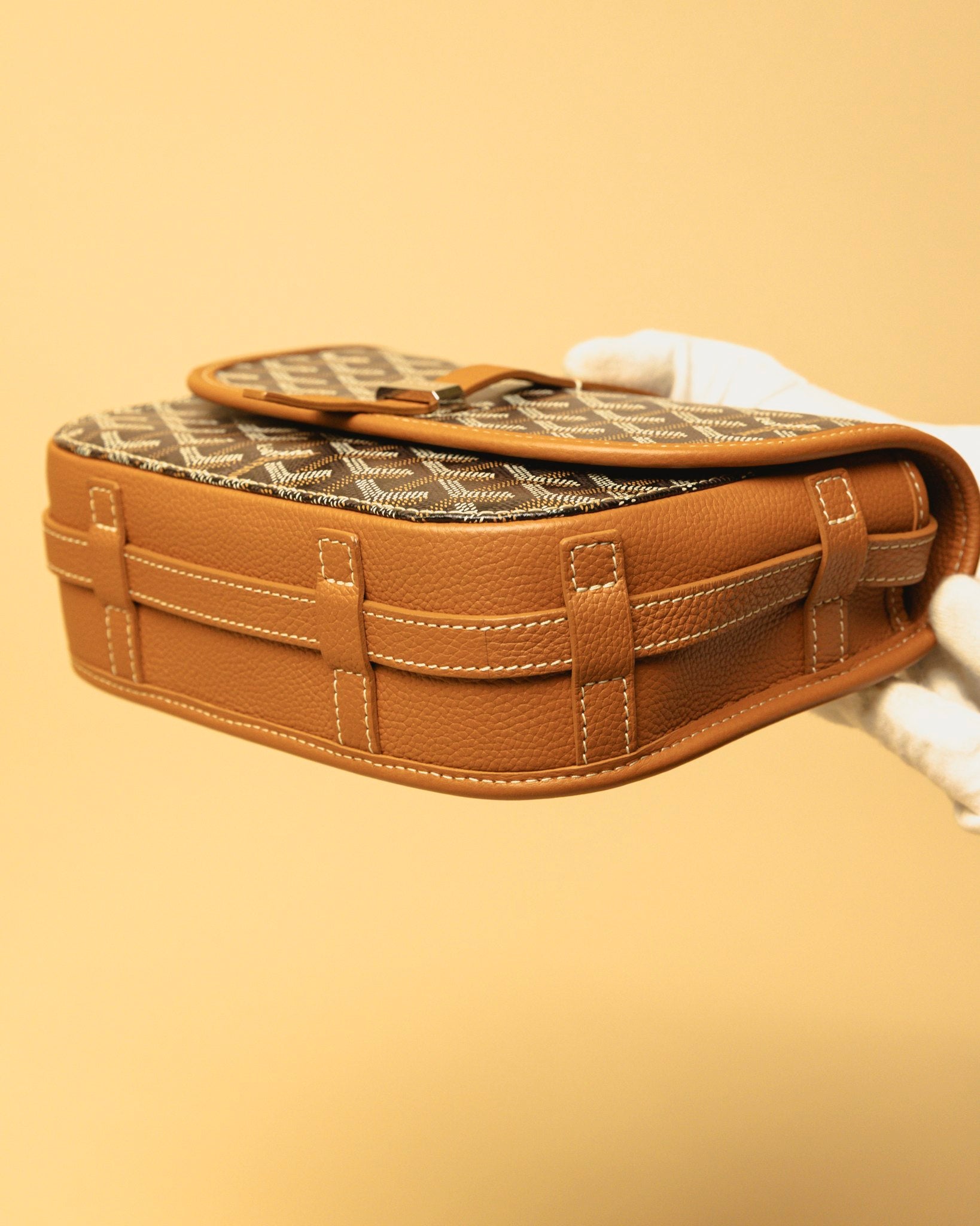 Goyard Belvedere IIPM Messenger Bag Black Gold