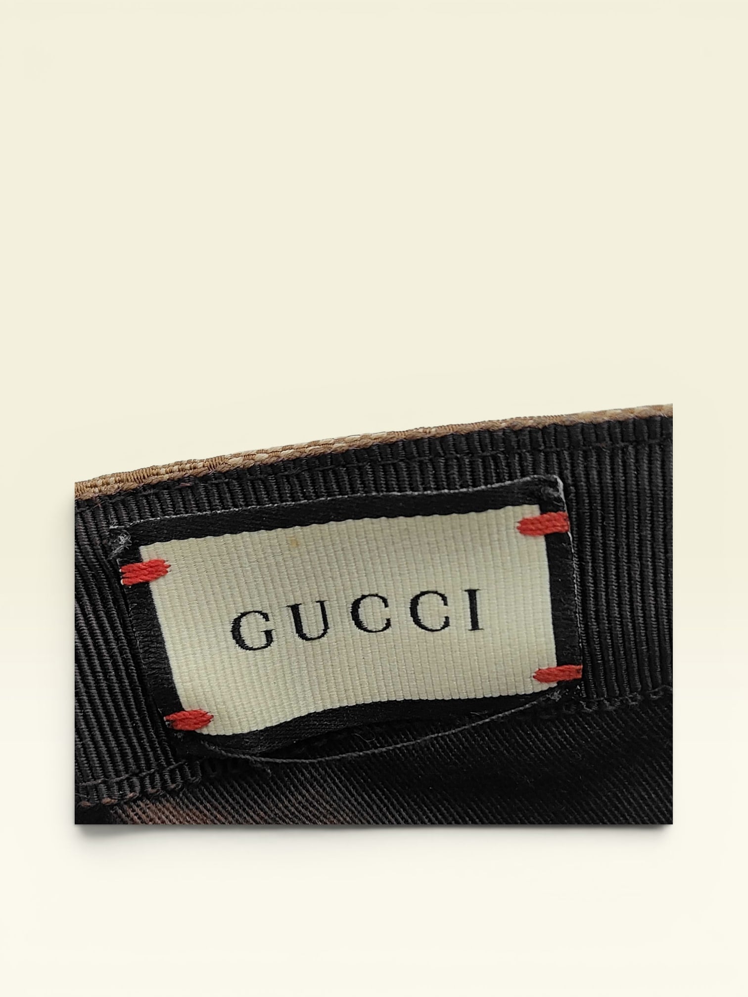 GUCCI Baseball Cap GG Canvas Sherry Line - Brown