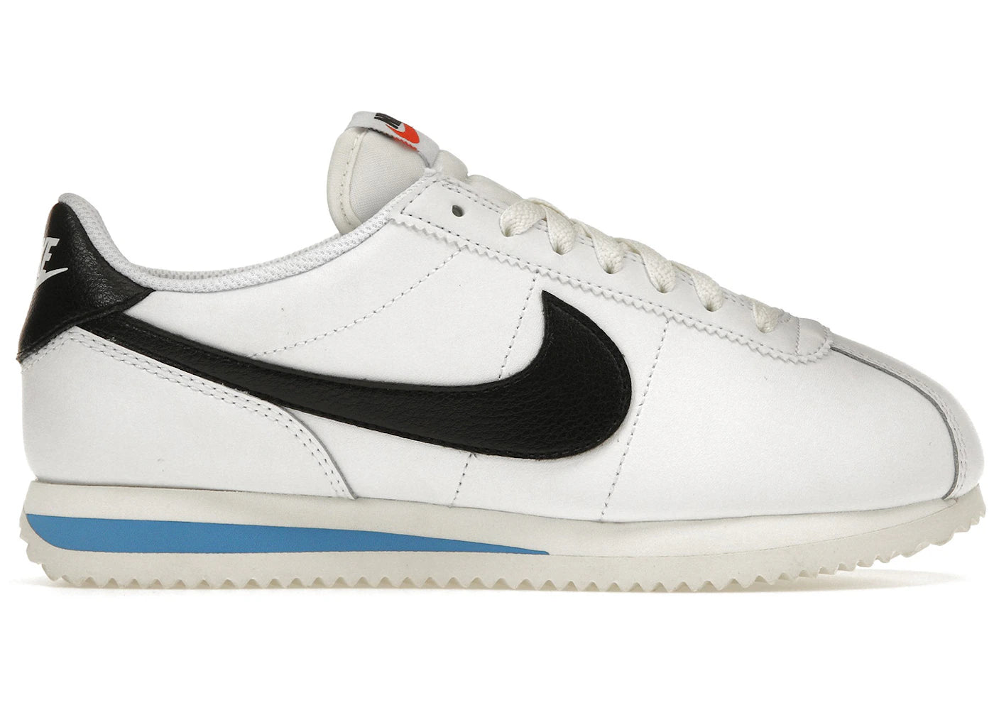 Nike Cortez White Black Light Photo Blue (Women's)