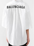 Balenciaga shirt Striped Big Back logo