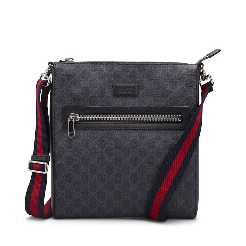 Gucci Messenger GG Supreme Black/Grey