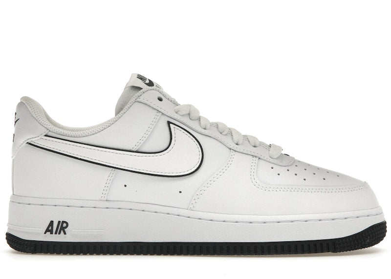 Nike Air Force 1 '07 Low White Black Outline Swoosh