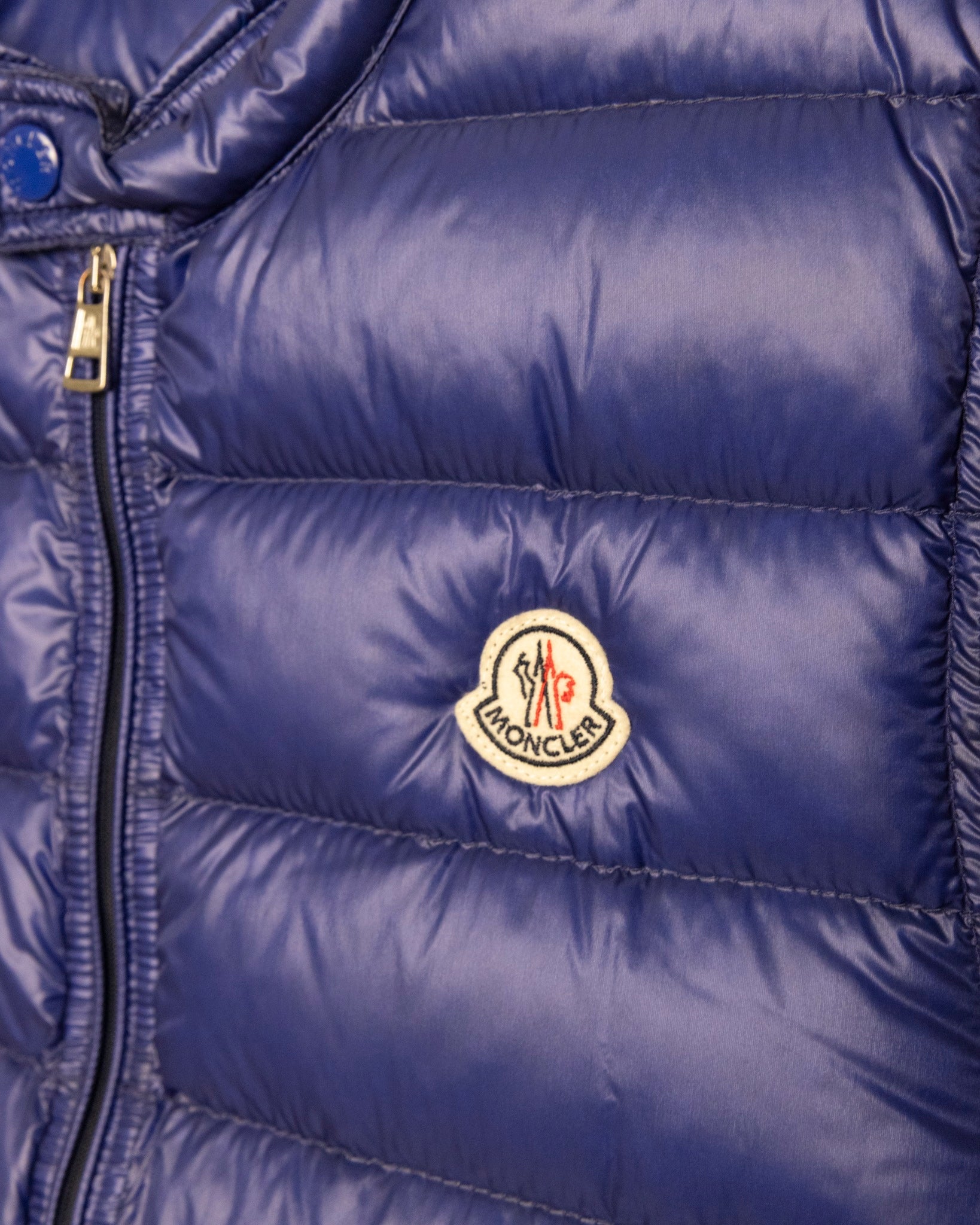 Moncler Gui Down Vest Blue